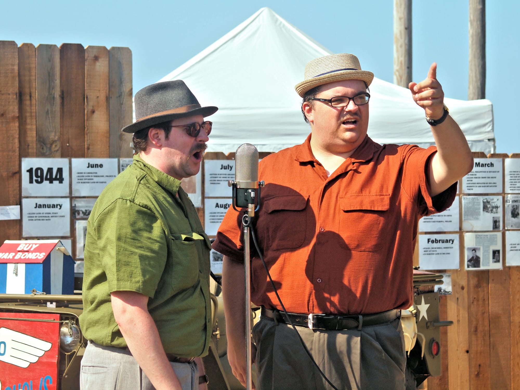 USO Show, D-Day reenactment, Conneaut, Ohio, Aug., 2025 [Photo: S Cobaugh]