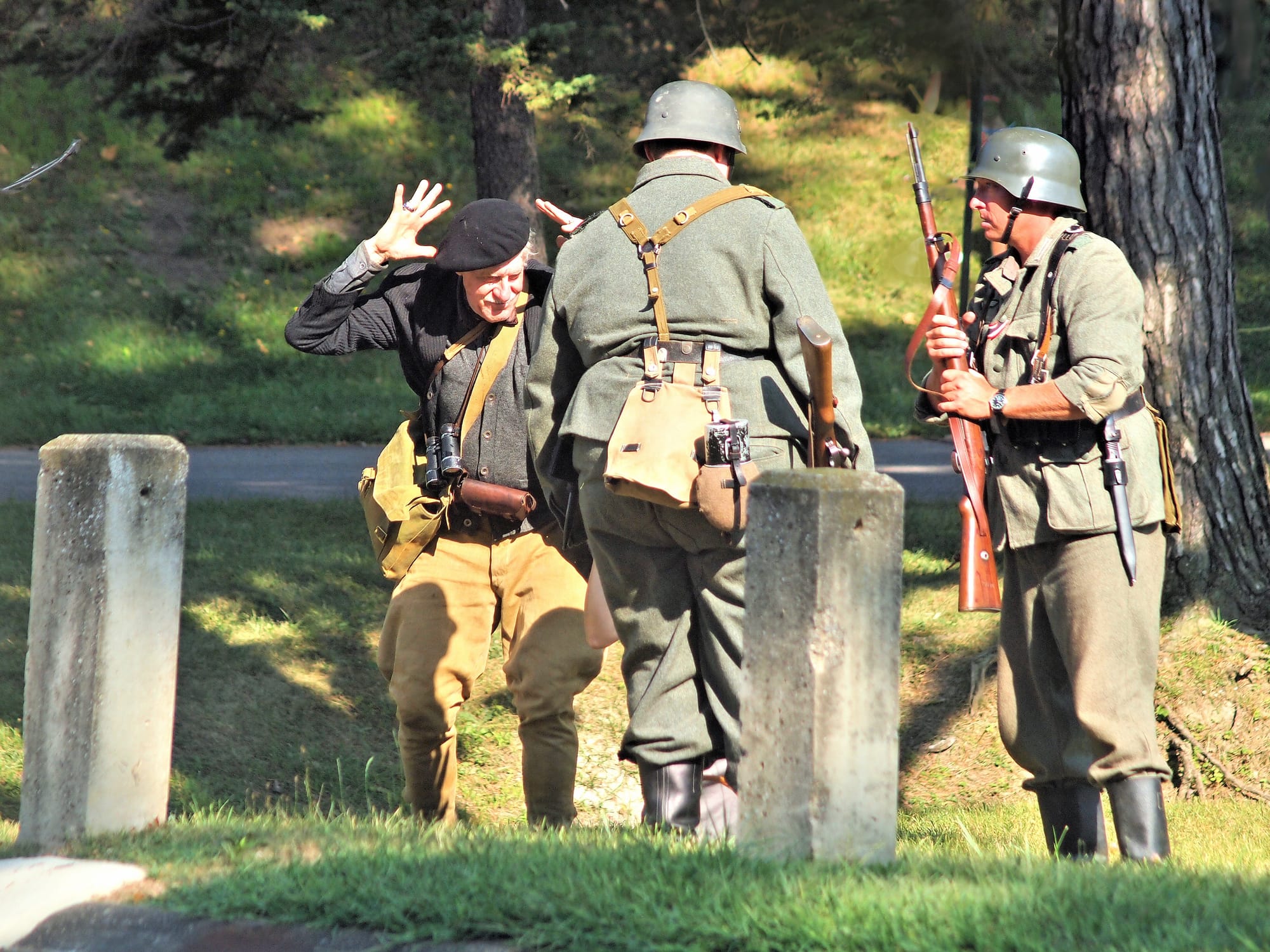 Behind the lines, D-Day reenactment, Conneaut, Ohio, Aug., 2025 [Photo: S Cobaugh]