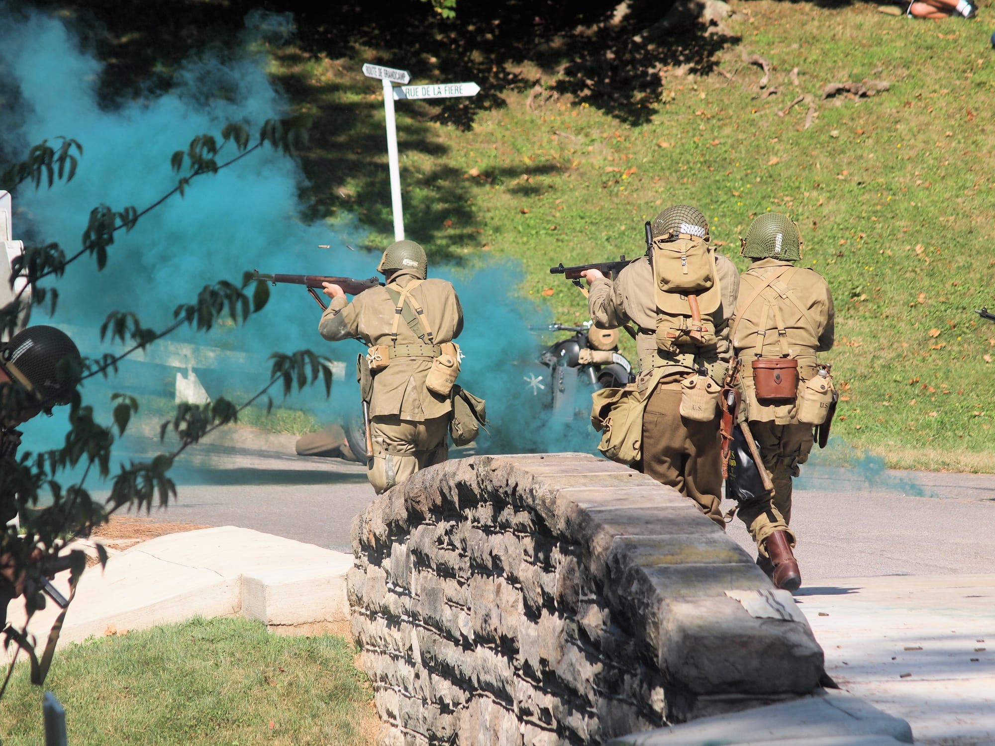 Behind the lines, D-Day reenactment, Conneaut, Ohio, Aug., 2025 [Photo: S Cobaugh]