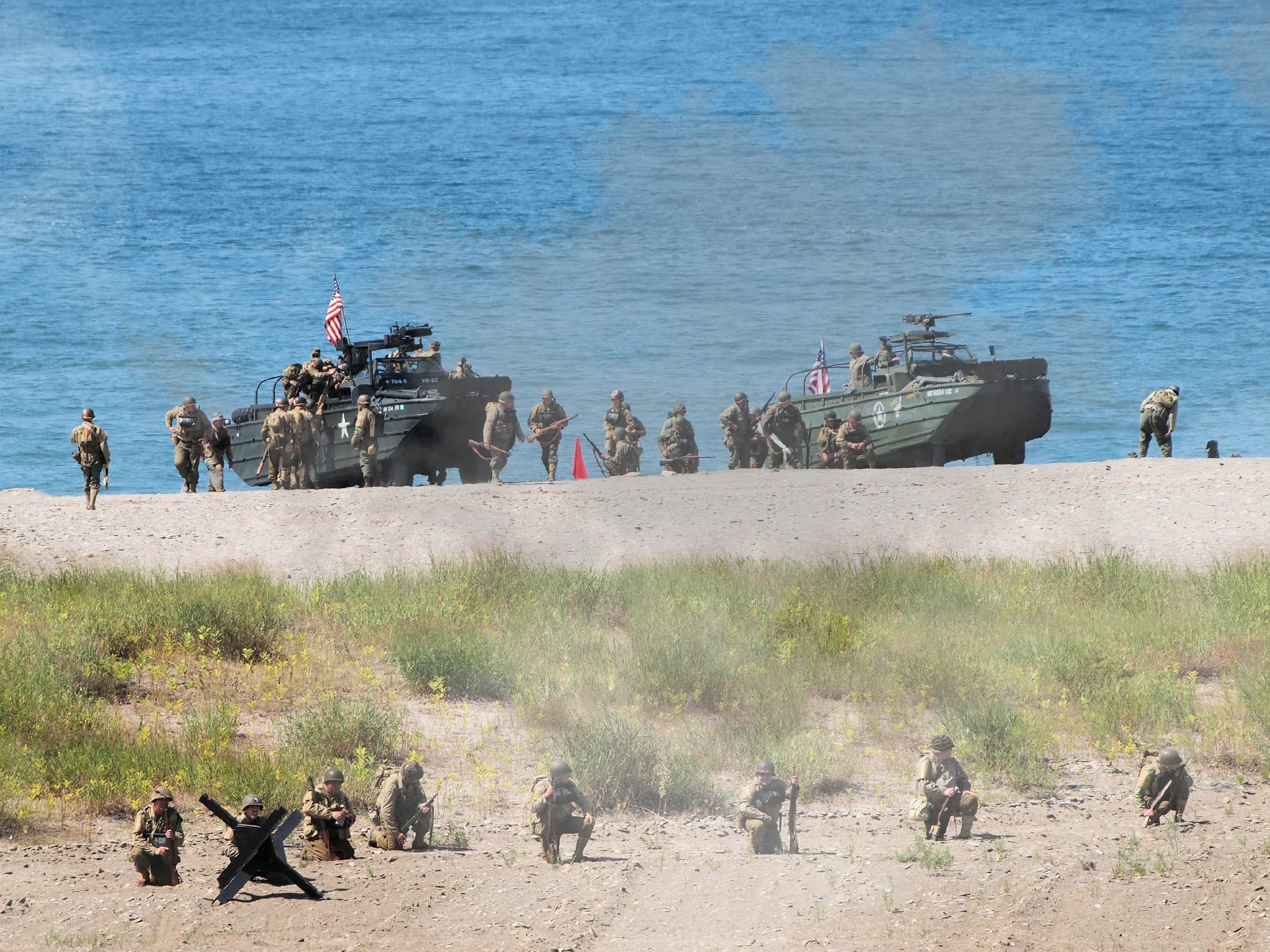 Normandy Landing, D-Day reenactment, Conneaut, Ohio, Aug., 2025 [Photo: S Cobaugh]