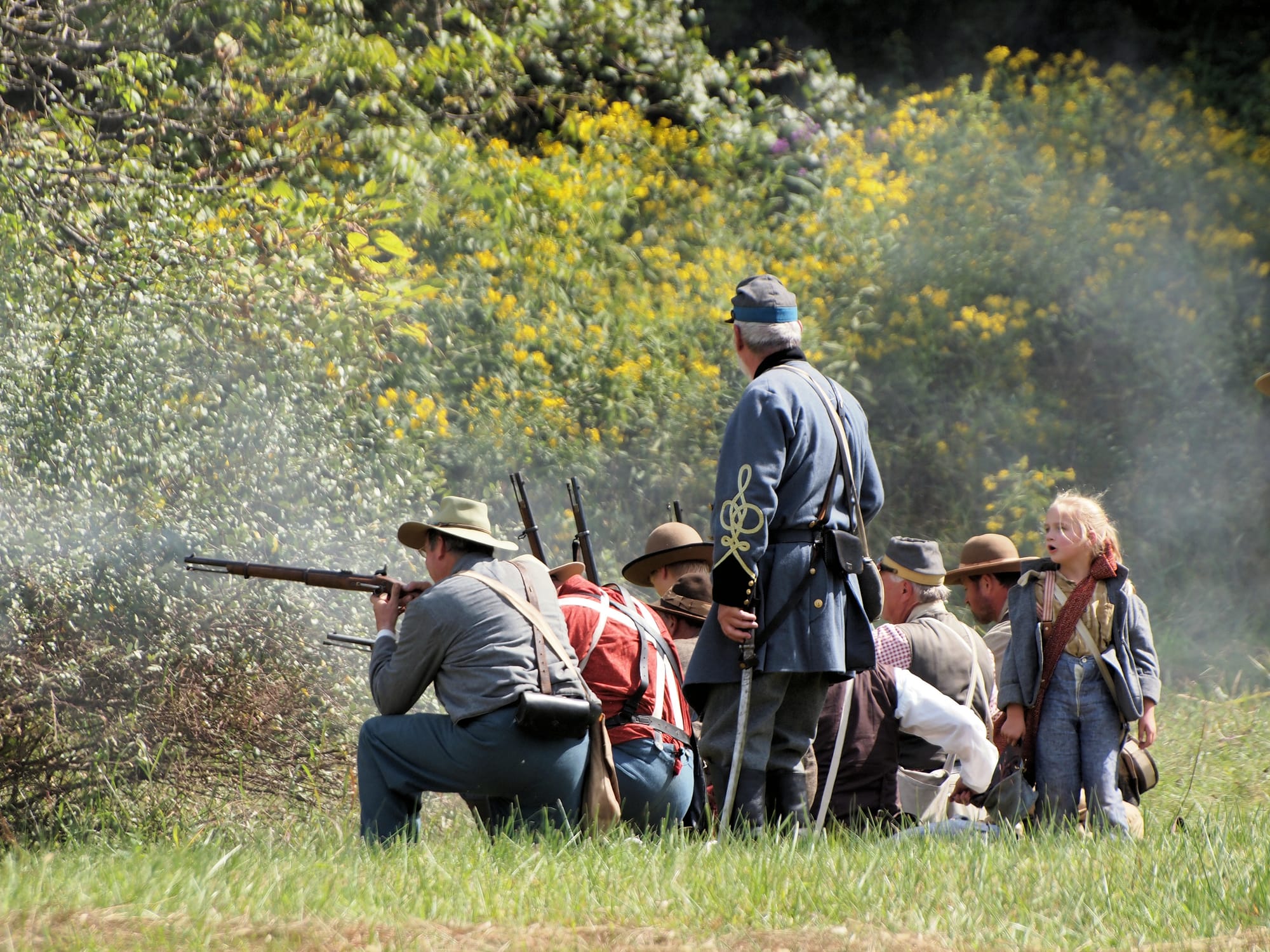 Civil War Reenactment, Saltville, VA 9/13/25 [Photo: S Cobaugh]