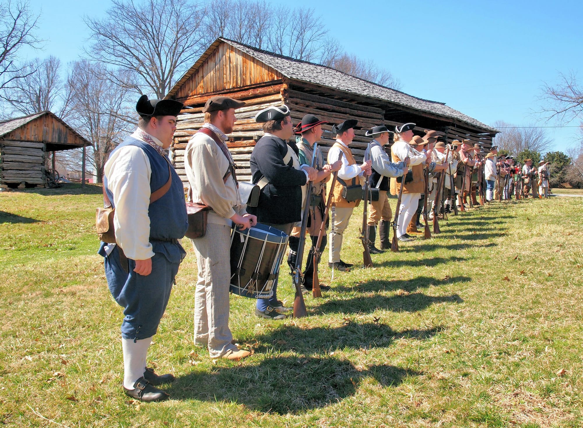 Battle of the State of Franklin reenactment, Tipton-Haynes State Historic Site, Johnson City, TN, Feb 28, 2026 [Photo: S Cobaugh]
