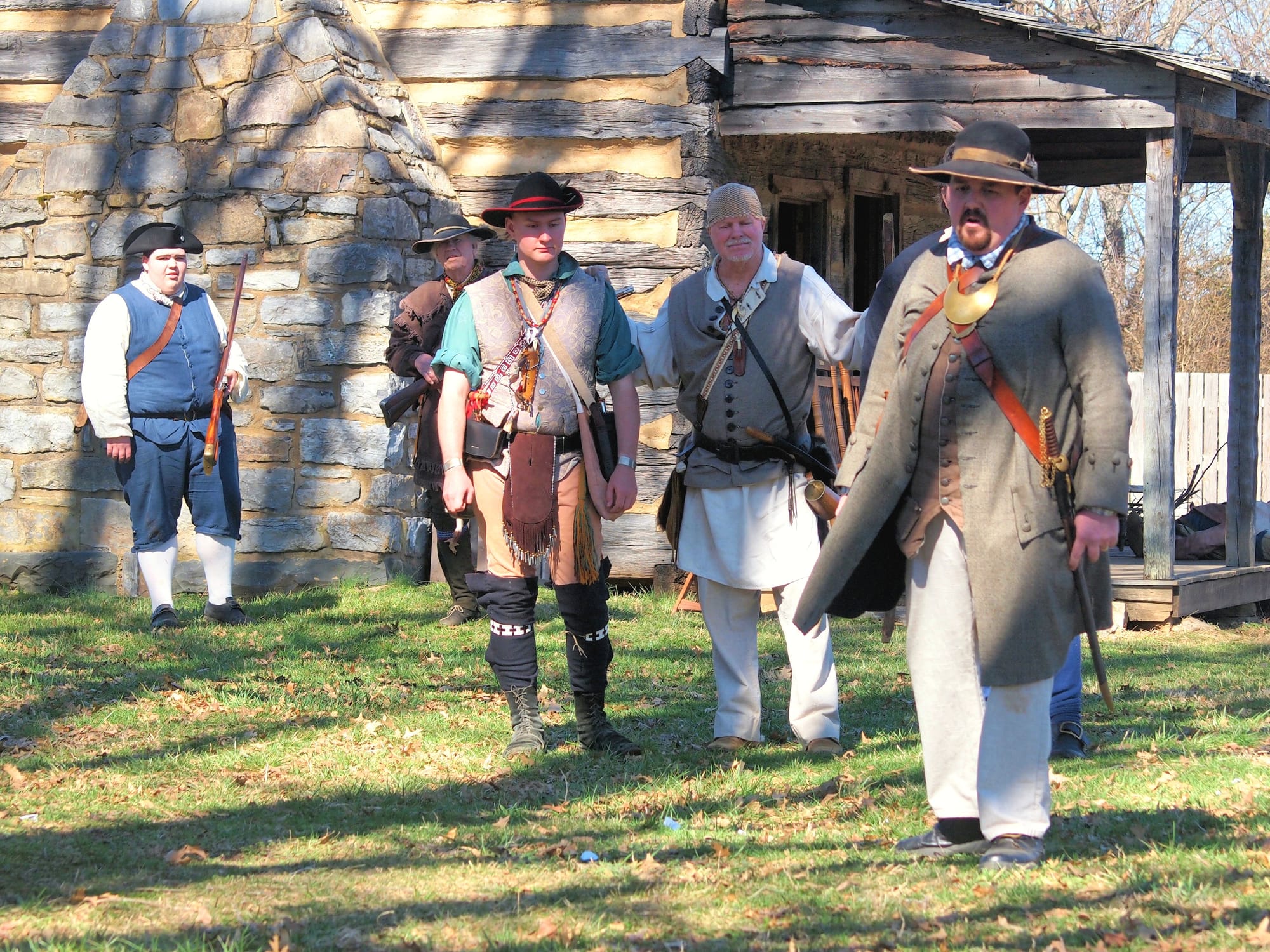 Battle of the State of Franklin reenactment, Tipton-Haynes State Historic Site, Johnson City, TN, Feb 28, 2026 [Photo: S Cobaugh]