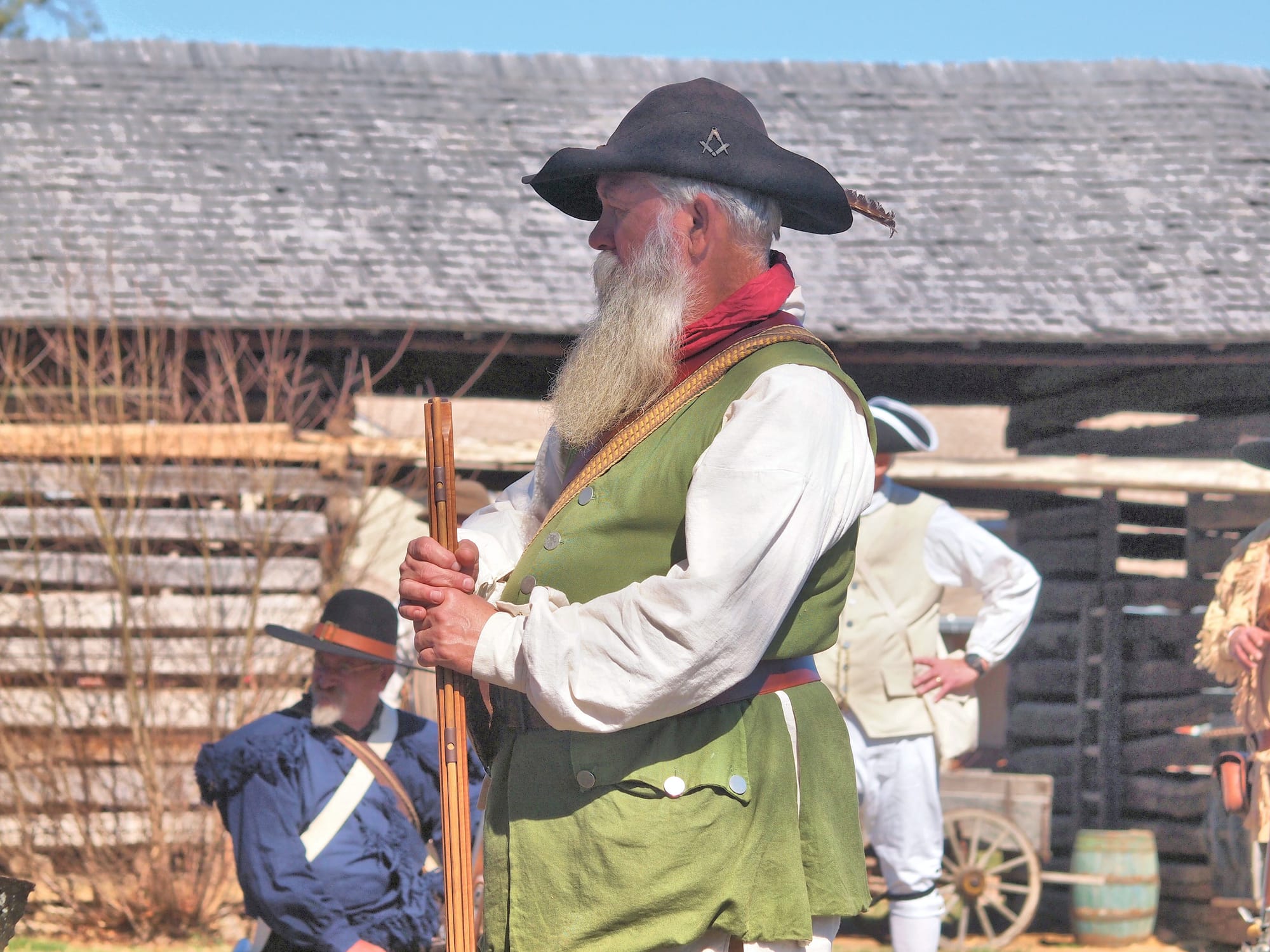 Battle of the State of Franklin reenactment, Tipton-Haynes State Historic Site, Johnson City, TN, Feb 28, 2026 [Photo: S Cobaugh]