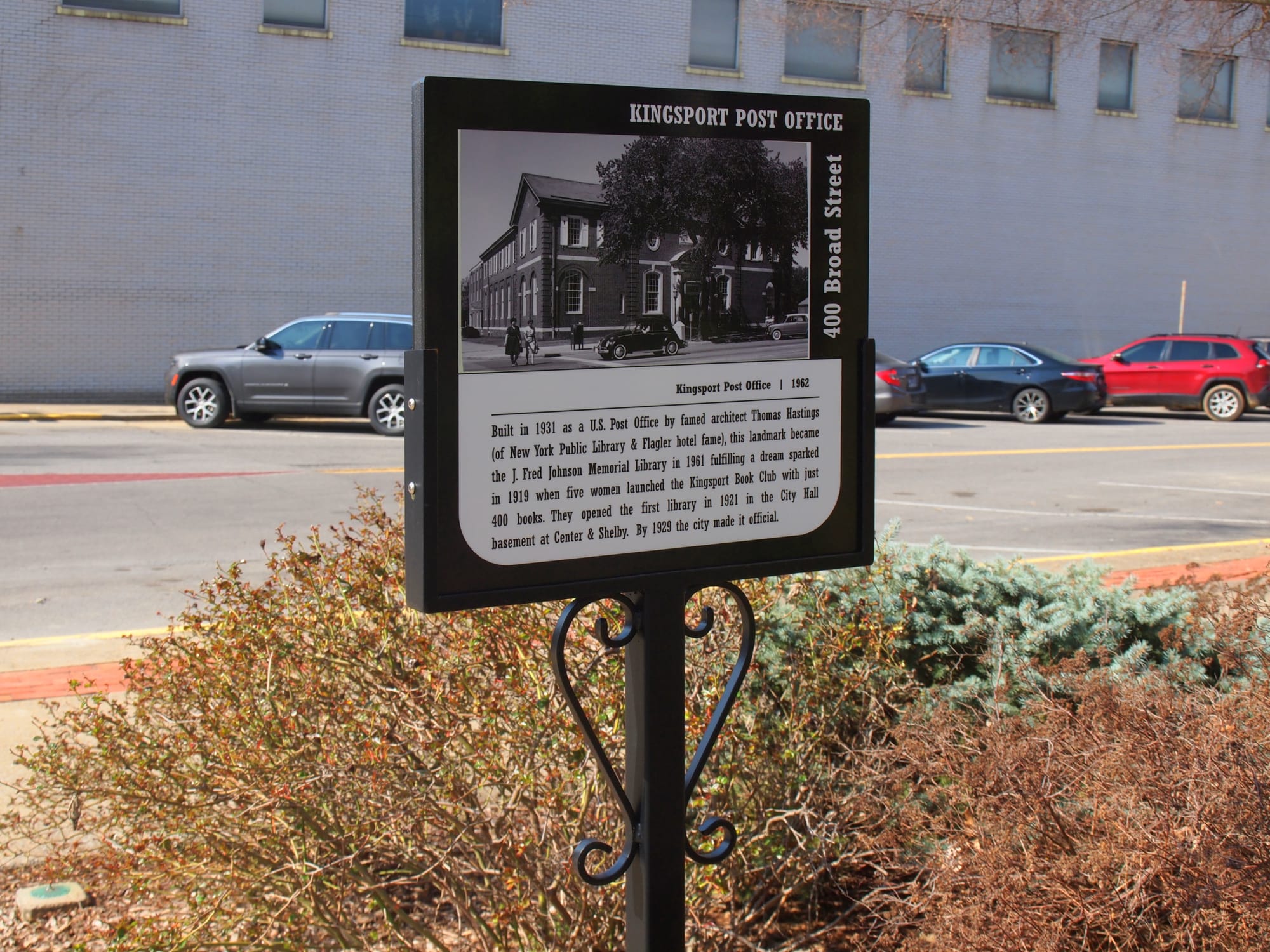 Heritage Trail Installation, downtown Kingsport, TN, Mar 5, 2026 [Photo: S Cobaugh]