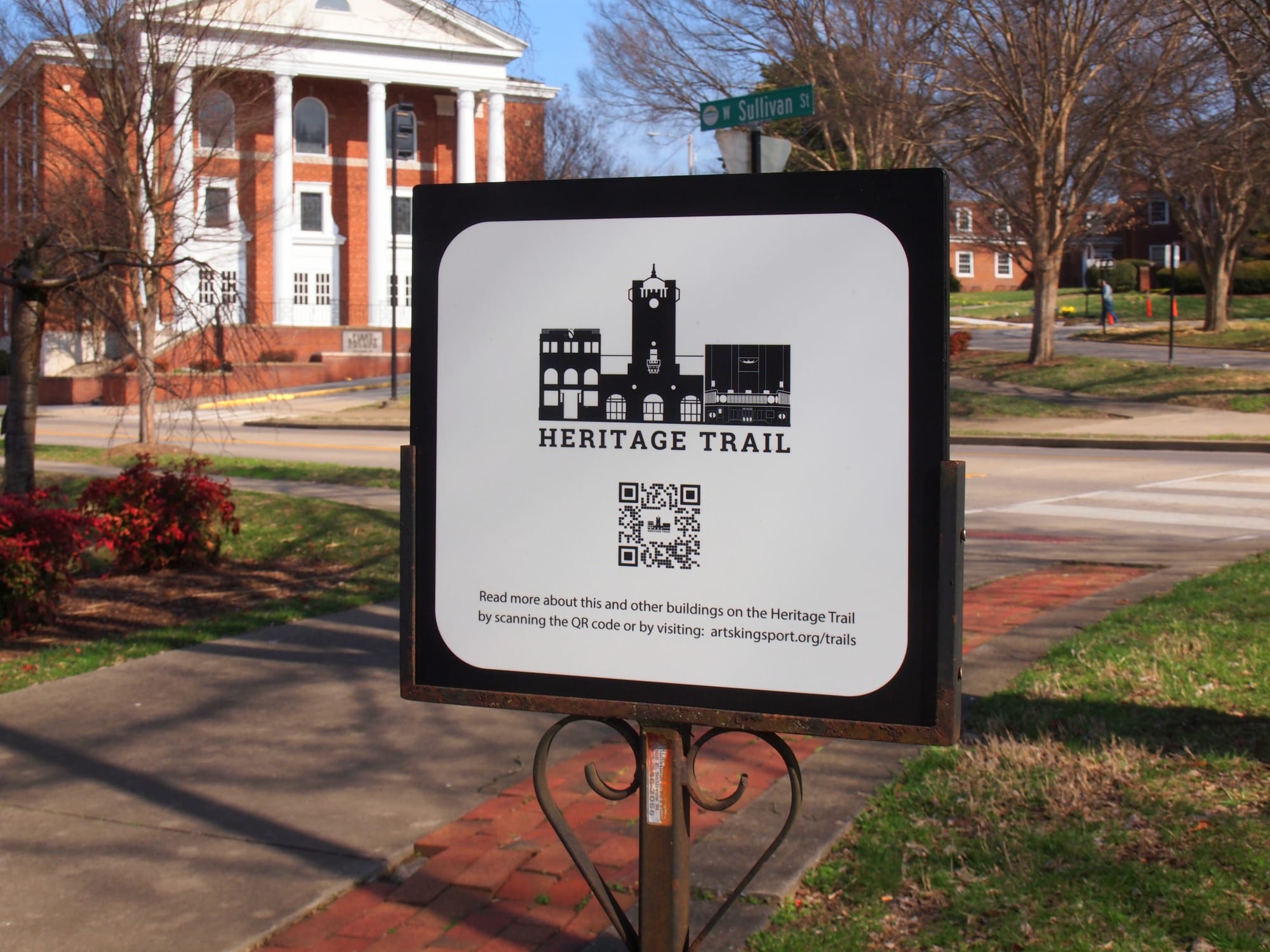 Heritage Trail Installation, downtown Kingsport, TN, Mar 5, 2026 [Photo: J Lowry]