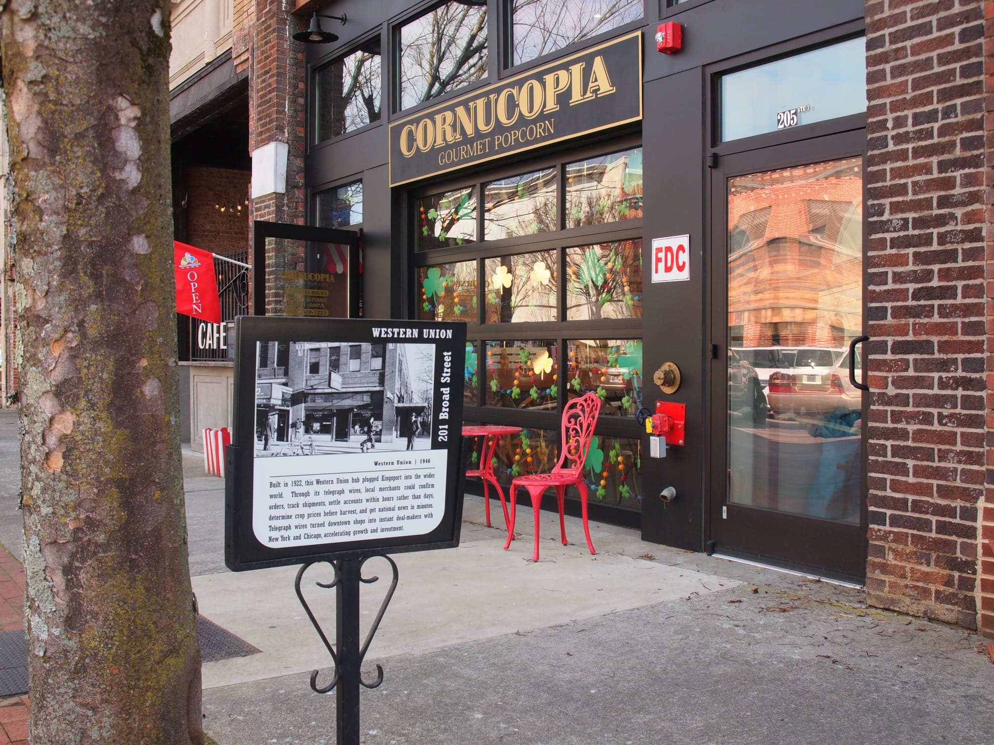 Heritage Trail Installation, downtown Kingsport, TN, Mar 5, 2026 [Photo: S Cobaugh]