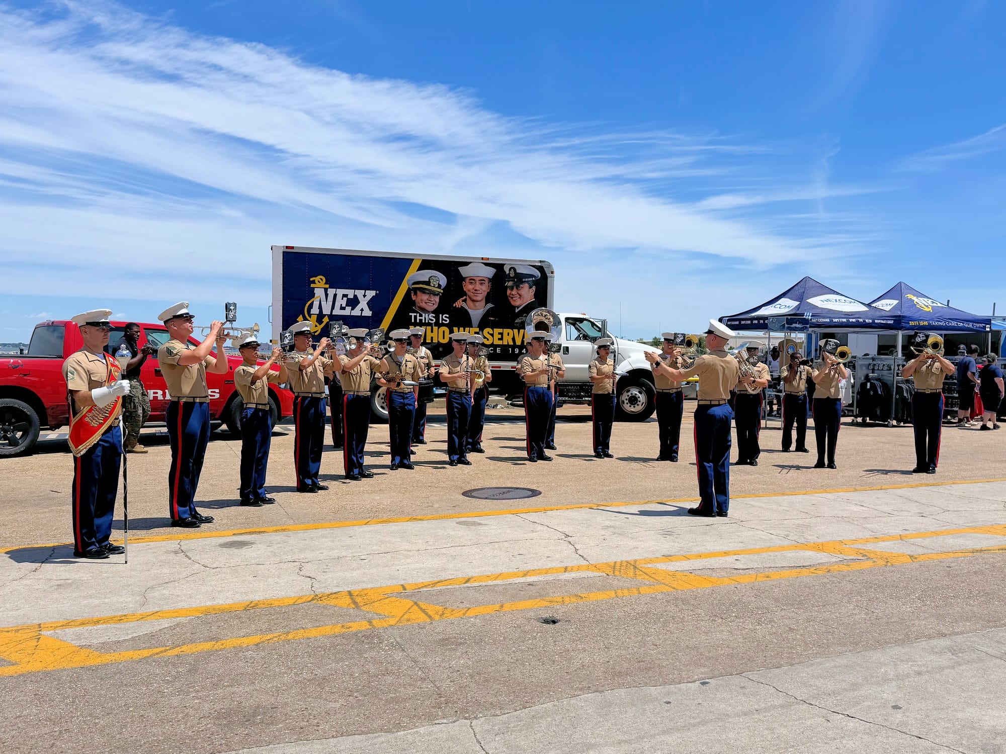 America/VA250 event, Fleet Week 2026, Marine Corps Band, Naval Station Norfolk, Norfolk, VA, June 20, 2026 [Photo: S Cobaugh]