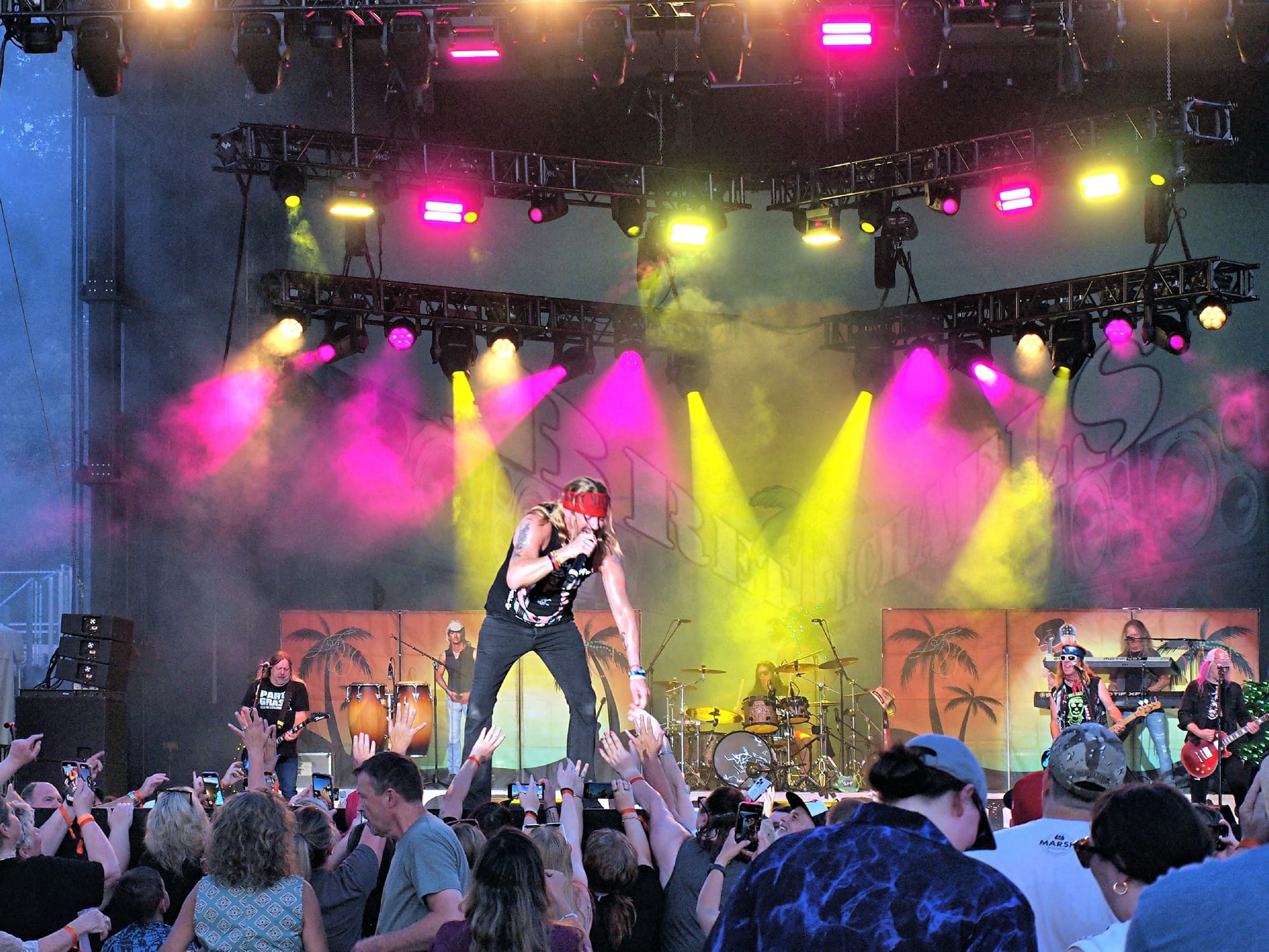 Fun Fest Sunset Concert Series w/Bret Michaels, Kingsport, TN, July 25, 2025 [Photo: S Cobaugh]