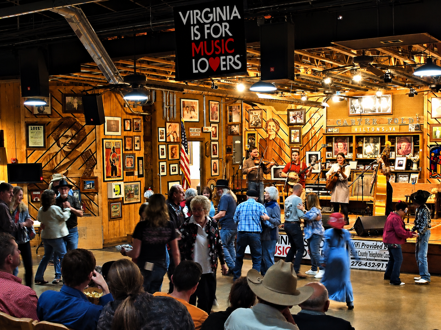 The Empty Bottle String Band, Carter Family Fold, Hiltons, VA, March 14, 2026 [Photo: J Lowry]