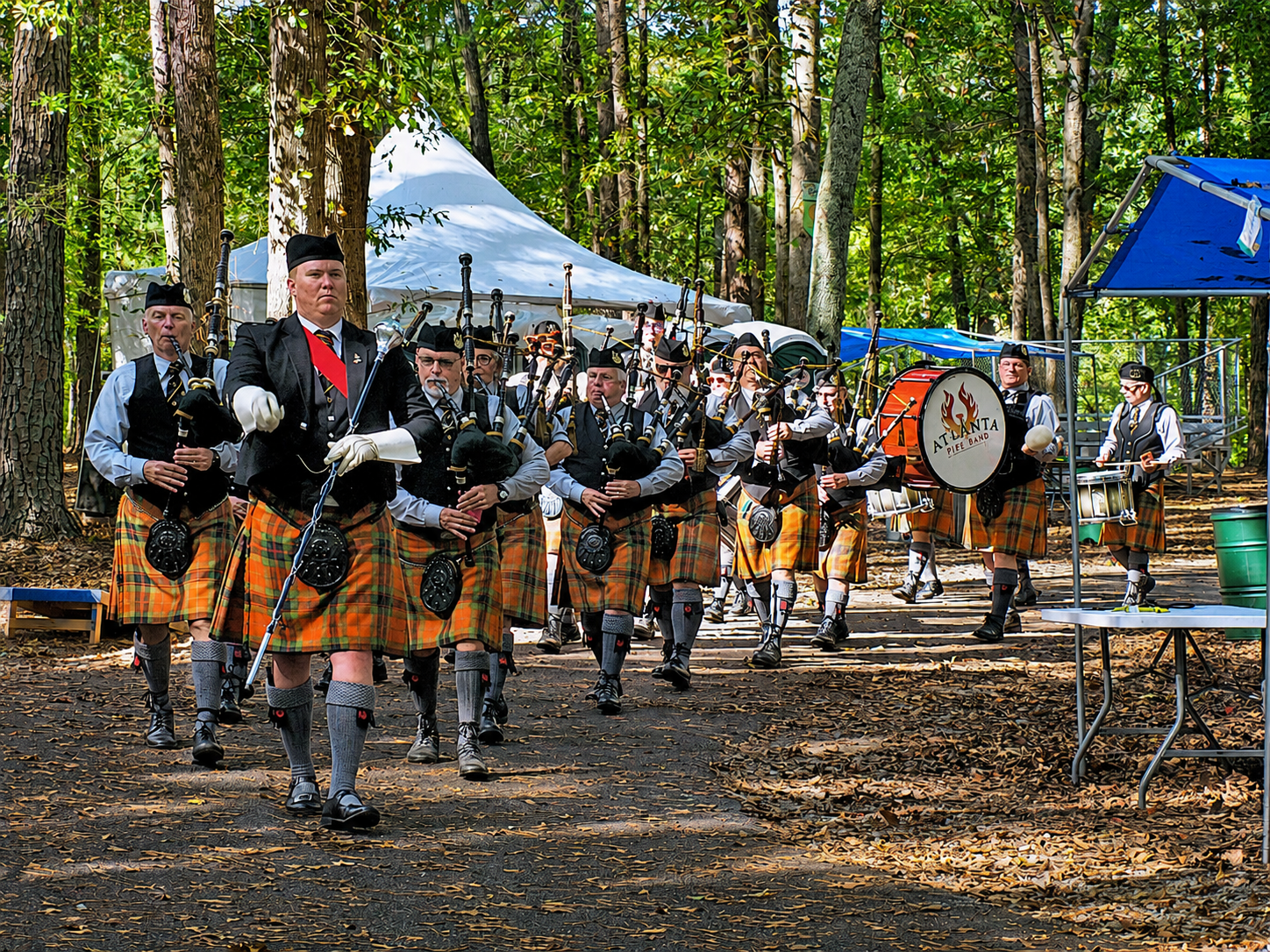 Atlanta Pipe Band, Stone Mountain Scottish Festival, Atlanta, GA, October 19, 2025 [Photo: S Cobaugh]