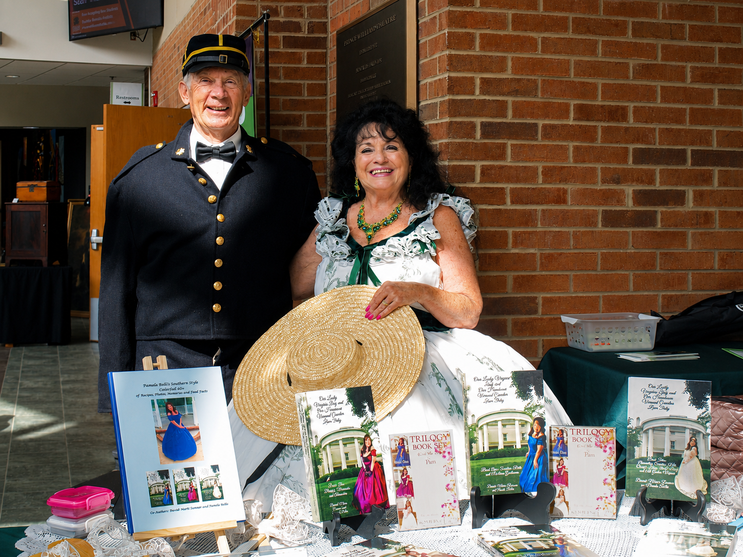 Writers Fair w/Pamela Earley, Virginia Highlands Festival, Abingdon, VA, July 27, 2025 [Photo: S Cobaugh]