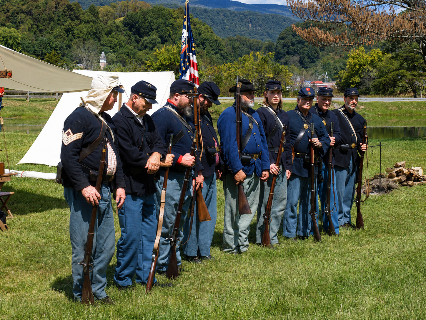 Civil War Reenactment, Saltville, VA, September 13, 2025 [Photo: J Lowry]