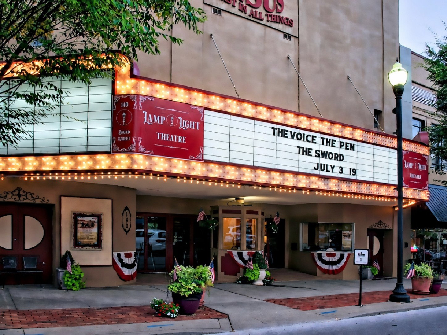 Premiere, "The Voice, The Pen, The Sword," LampLight Theatre, Kingsport, TN, July 3, 2026 [Photo: S Cobaugh]