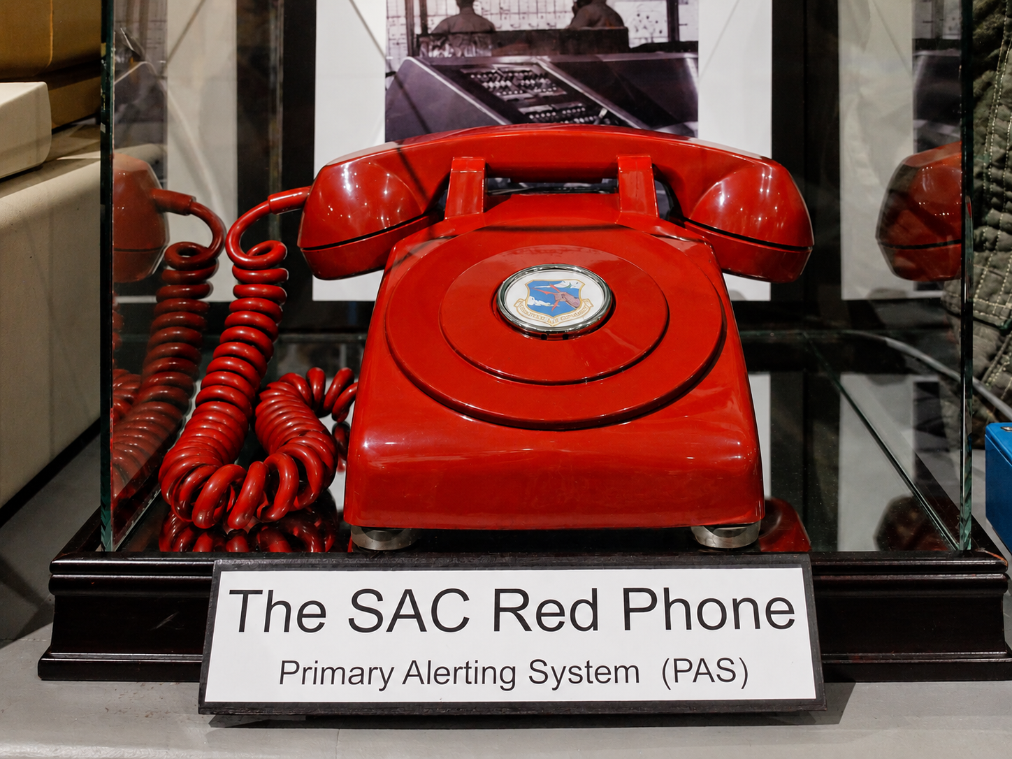 Presidential nuclear red phone to Strategic Air Command, Cold War Museum at Vint Hill Farms, Warrenton, VA, August 27, 2022 [Photo: S Cobaugh]