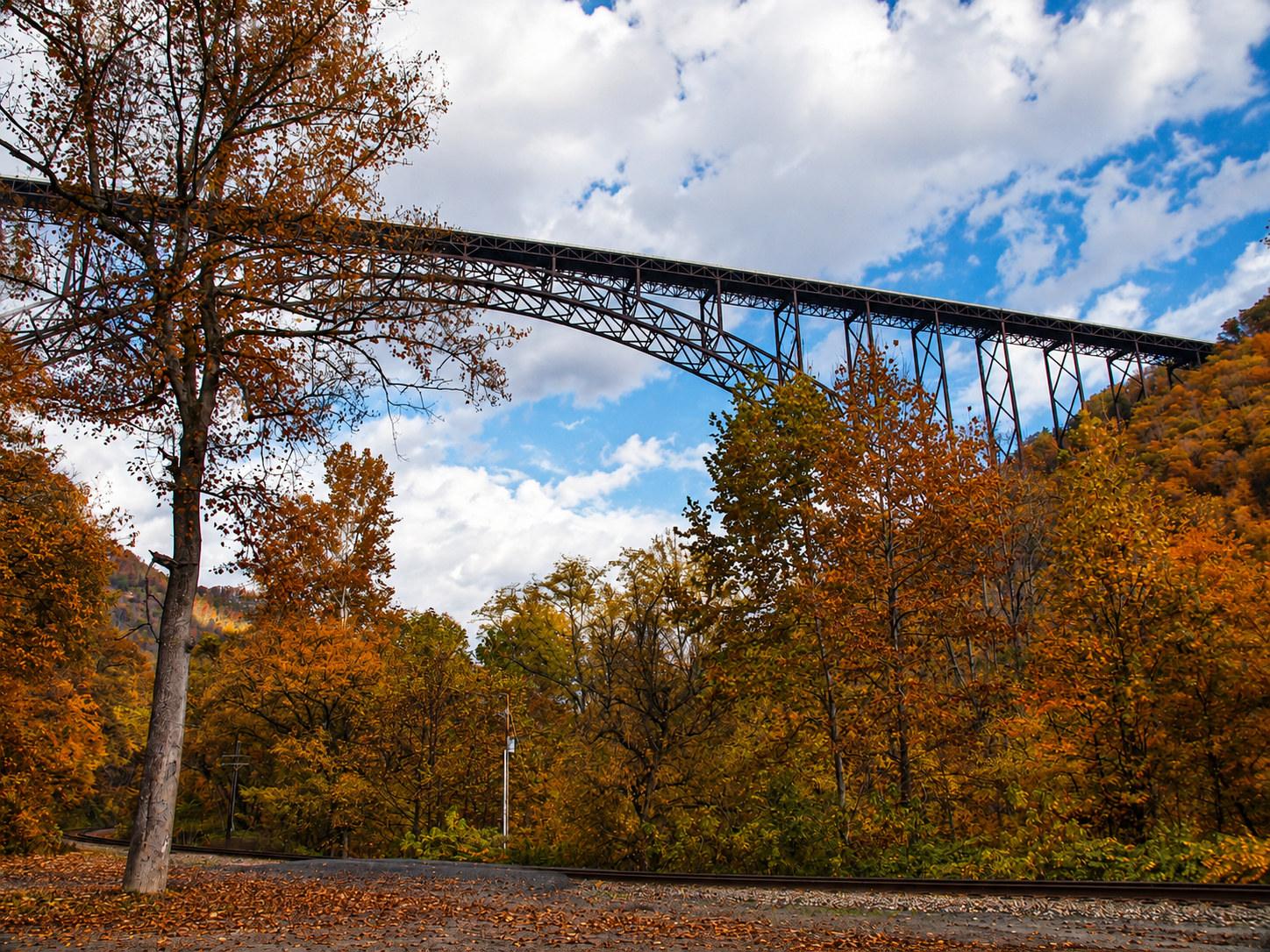 New River Gorge Bridge, New River Gorge National Park & Preserve, Victor, WV, October 26, 2022 [Photo: S Cobaugh]