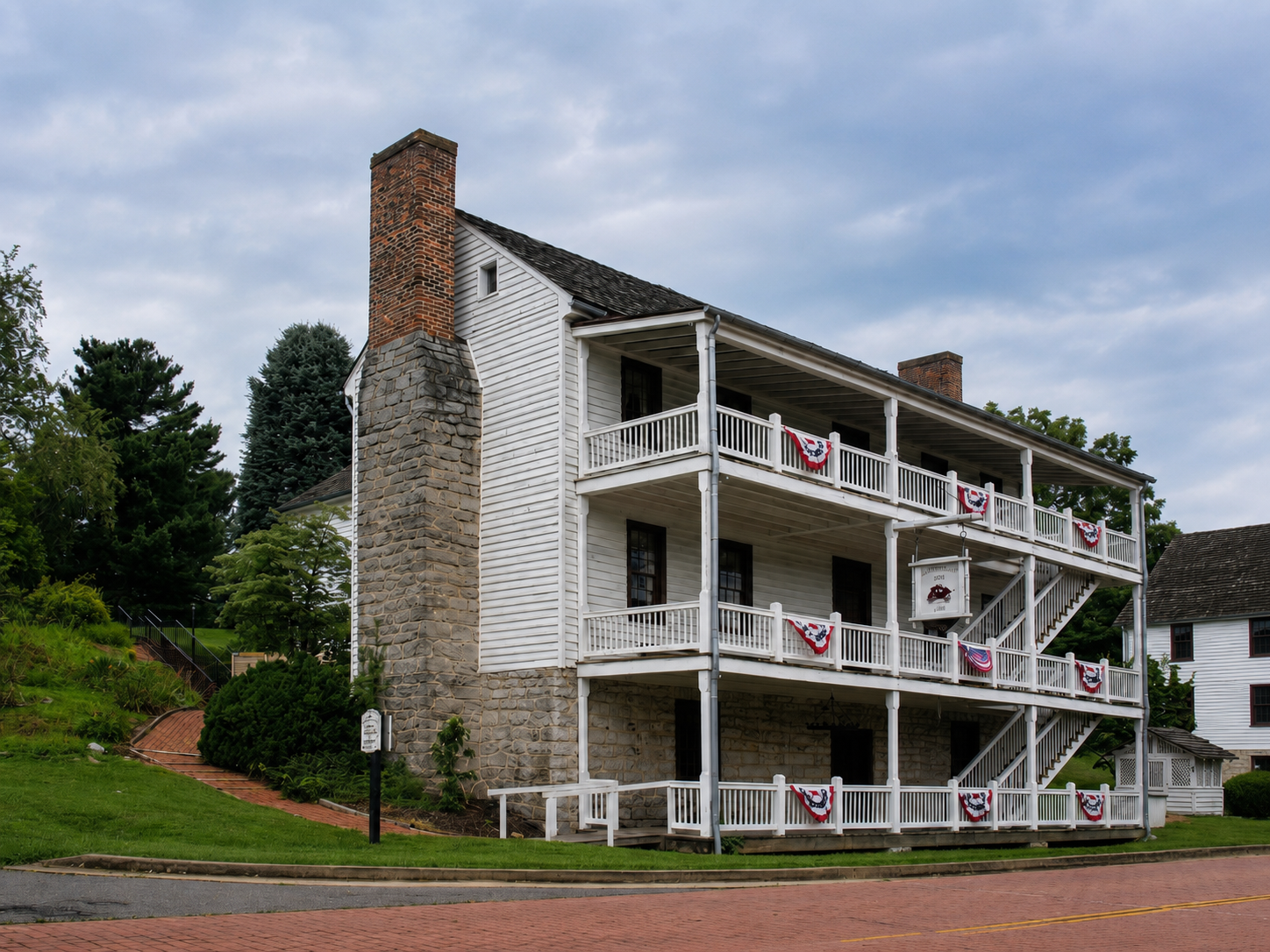 Kingsport Fun Fest: An open house at Netherland Inn (1818) highlighted the tavern's early role as a stagecoach stop, Kingsport, TN, July 18, 2026 [Photo: S Cobaugh]