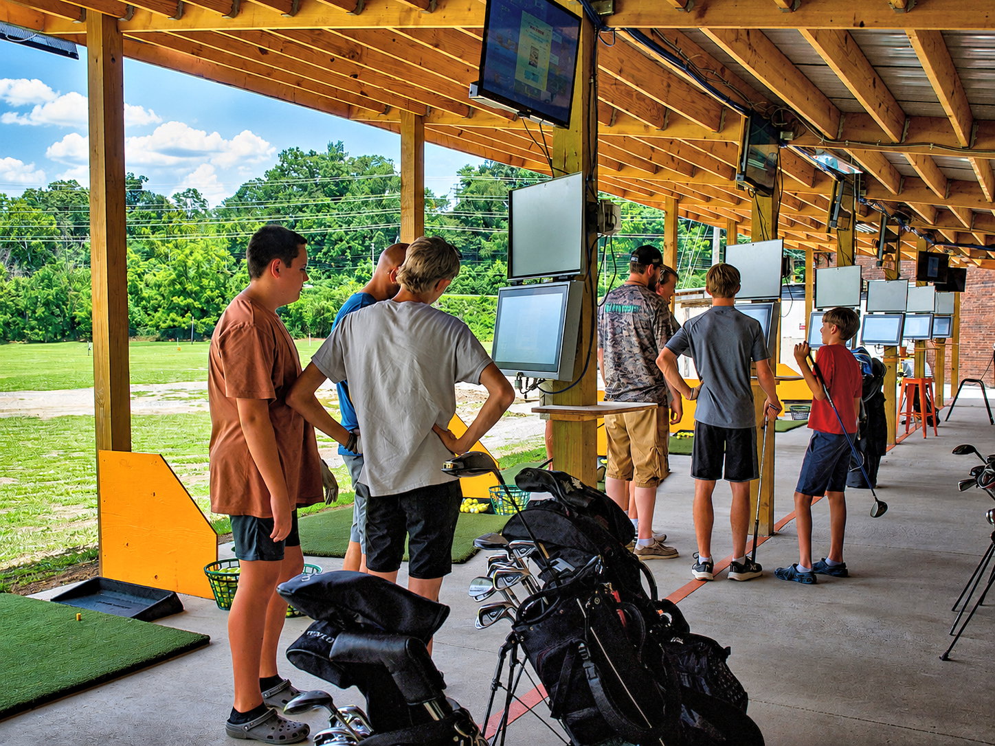 Kingsport Fun Fest: Golfers at a tournament at Rocky Top Golf, Kingsport, TN, July 20, 2026 [Photo: S Cobaugh]