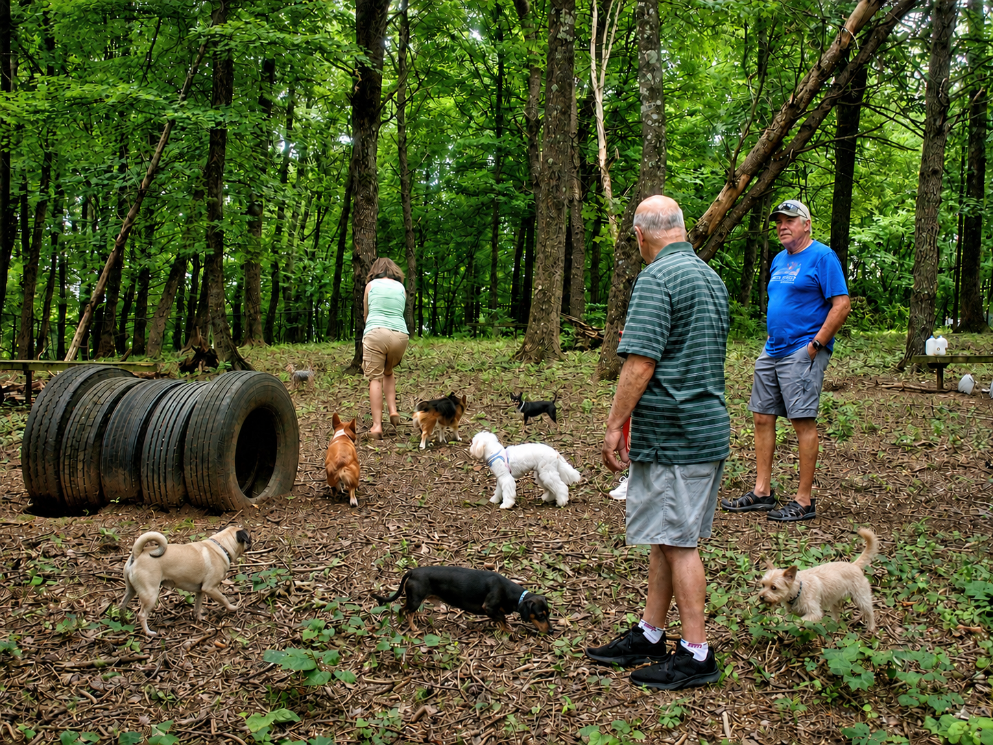 Kingsport Fun Fest: Dogs having fun during Furrfest at the Dog Park, Kinsport, TN, July 21, 2026 [Photo: S Cobaugh]