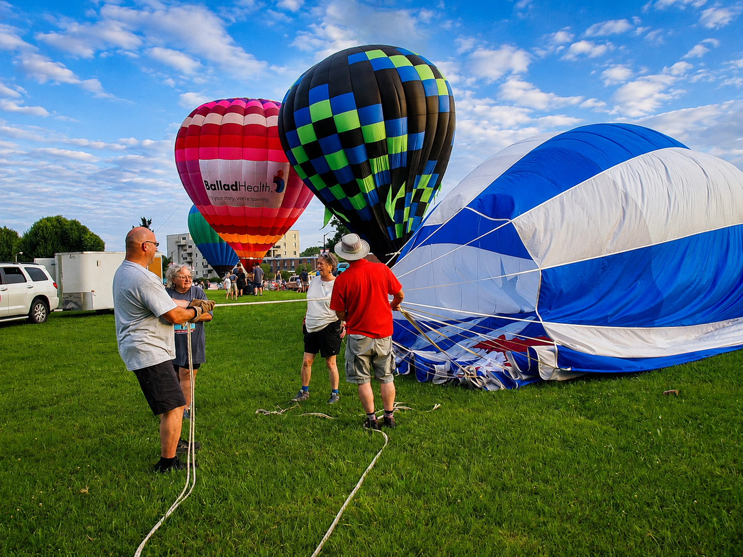 Kingsport Fun Fest: Eleven balloons participated in this year's Hot Air Balloon Rally on Fort Henry Drive, Kingsport, TN, July 25, 2026 [Photo: J Lowry]