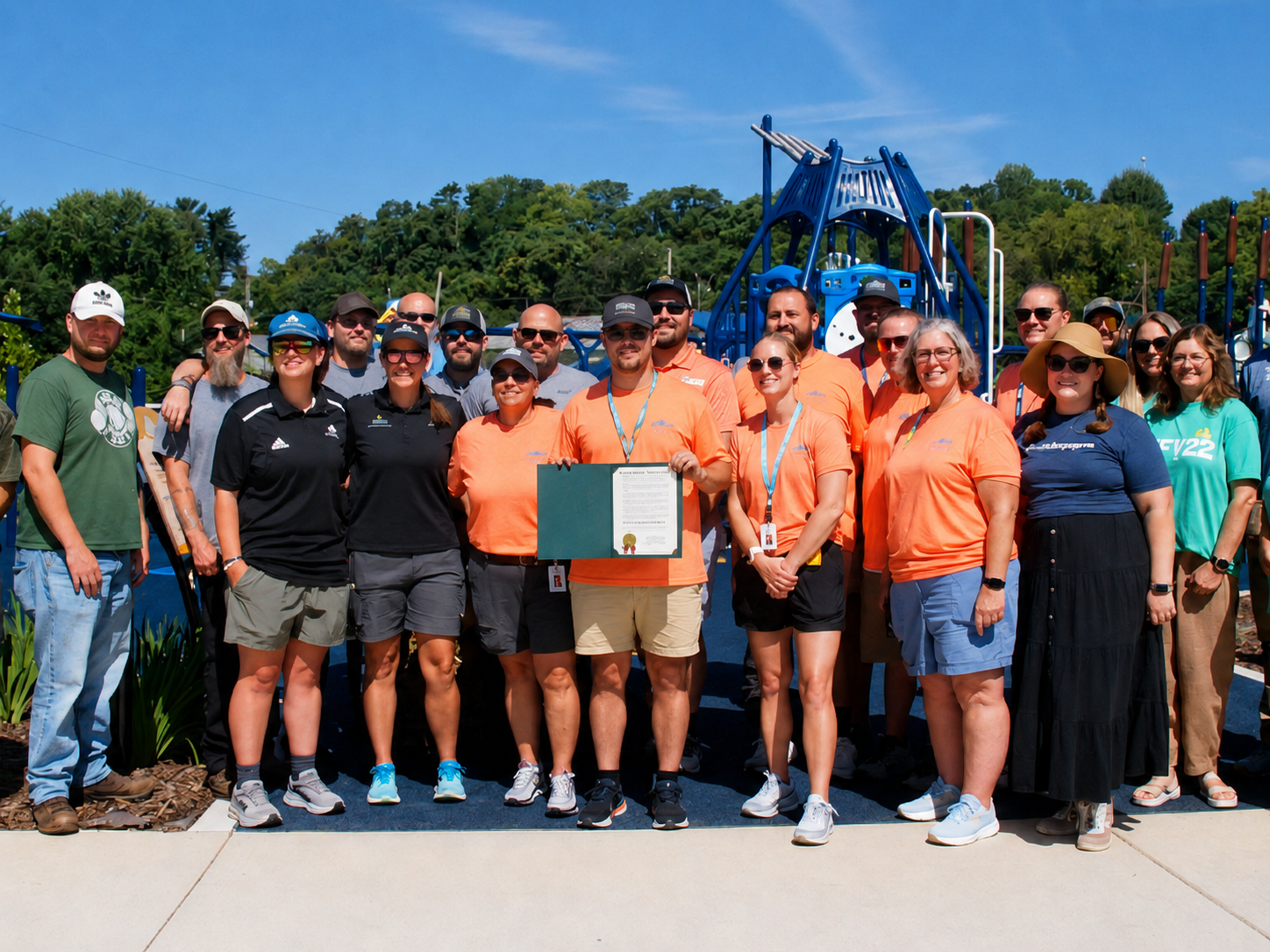Party at the Park event: The staff of the city's Parks & Recreation department were presented with a proclamation in conjunction with National Parks & Recreation Month, Kingsport, TN, July 31, 2026 [Photo: S Cobaugh]