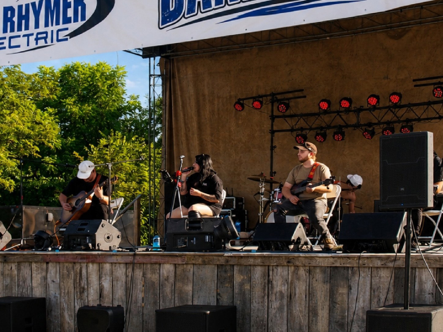 EYECANDY, an alternative-rock/punk revival band based in Johnson City, played on Aug. 7, 2026, at the inaugural Sullivan County Fair in Piney Flats, Tenn. [Photo: S Cobaugh]