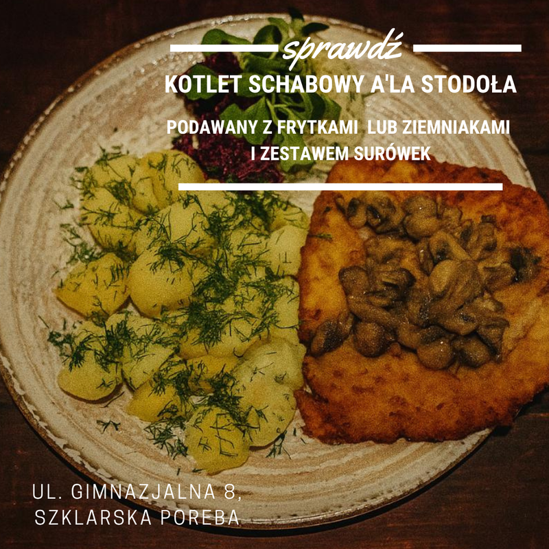 KOTLET SCHABOWY A'LA STODOŁA