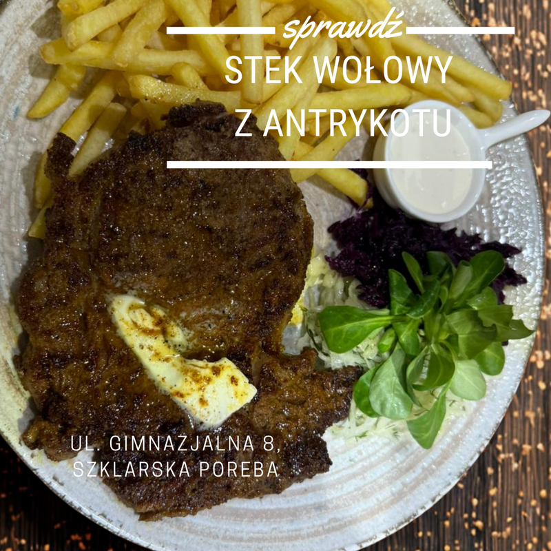 STEK WOŁOWY Z ANTRYKOTU