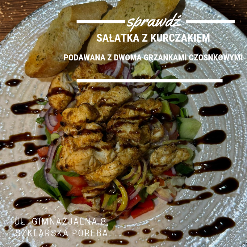 SAŁATKA Z KURCZAKIEM GRILLOWANYM