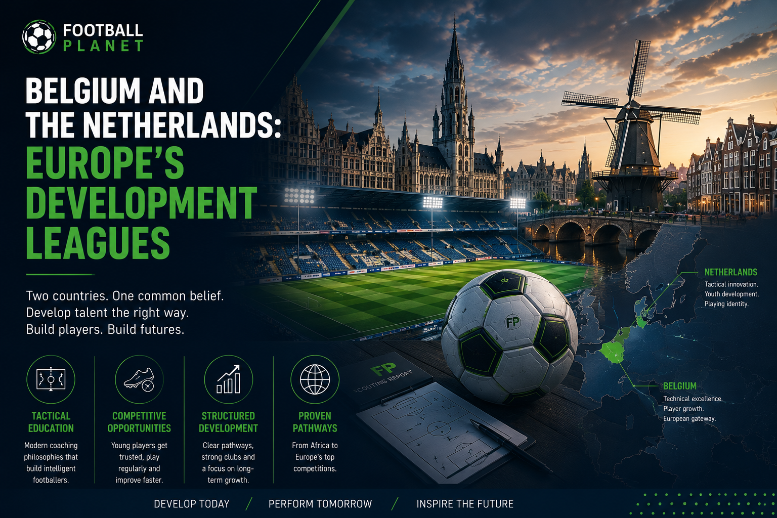 Belgium and the Netherlands: Europe's Development Leagues