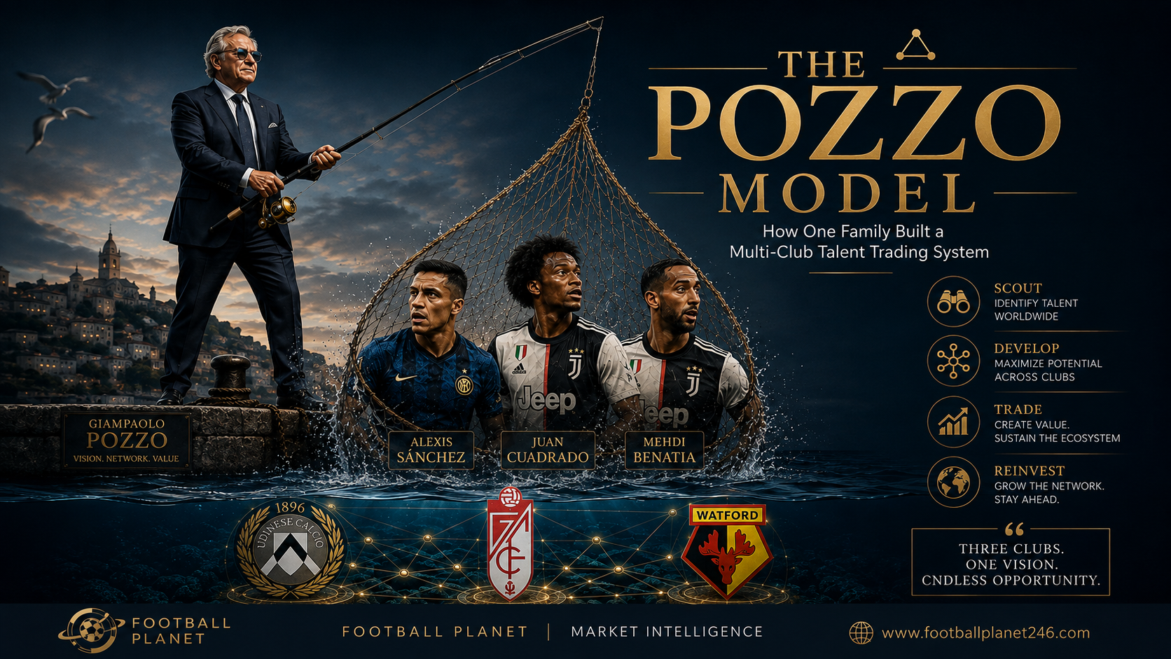 The Pozzo Model: How One Family Built a Multi-Club Talent Trading System