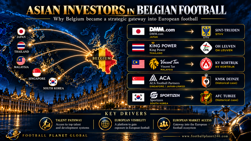 Why Belgium Became a Gateway for Asian Football Capital