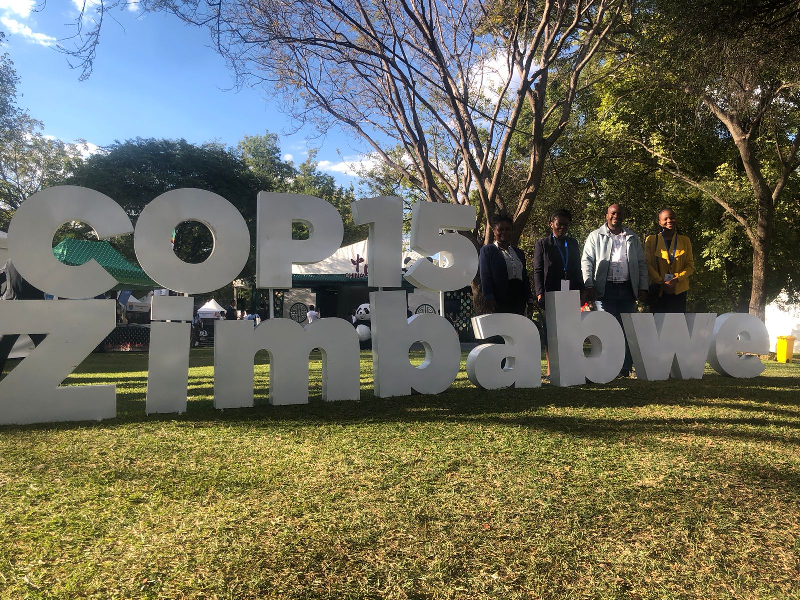 ZIMBABWE CYNESA DELEGATES AT COP15 IN VICTORIA FALLS, ZIMBABWE