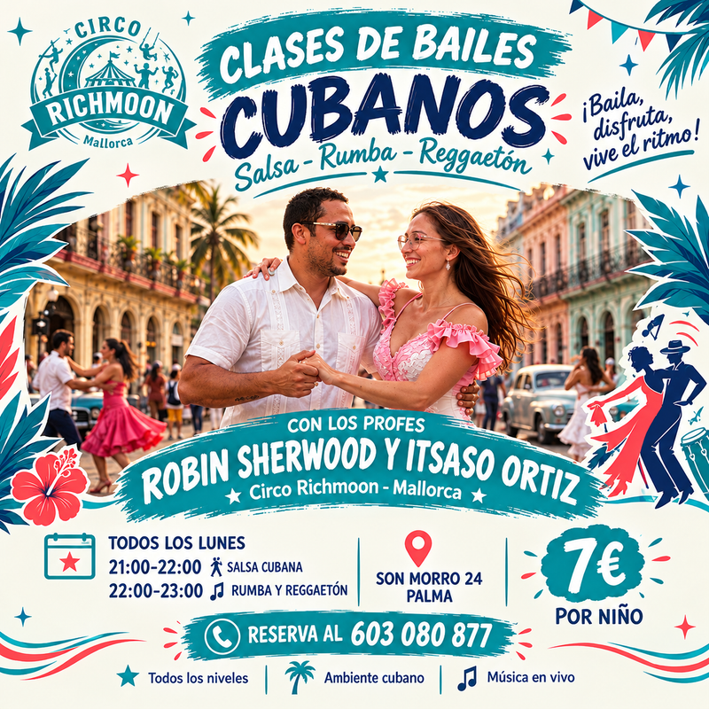 💃 Clases de Bailes Cubanos