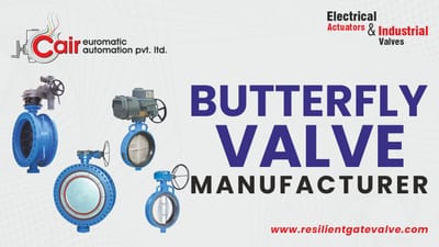 Motorised Electric Butterfly Valve Manufacturer in India