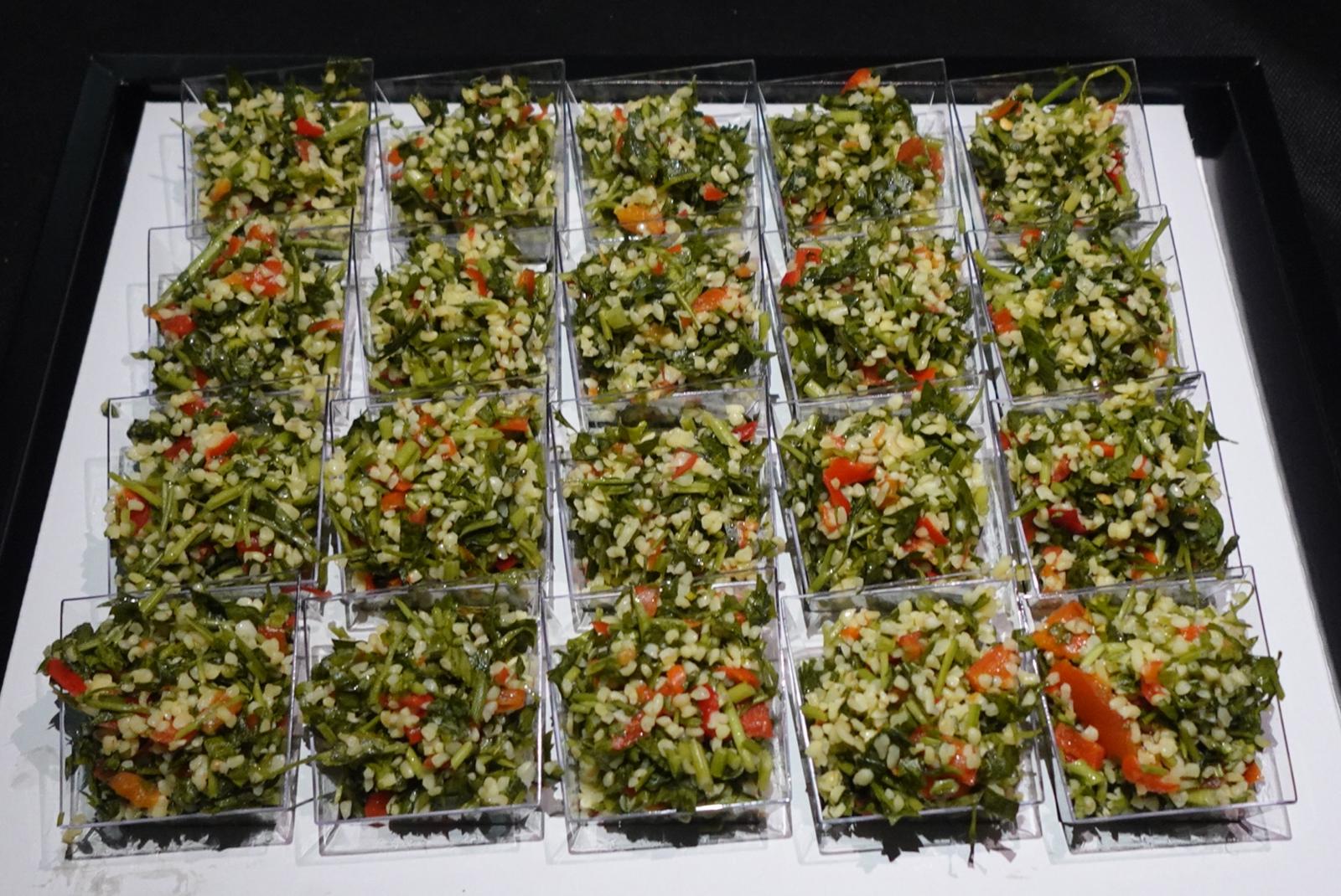 מגש כוסות סלט טאבולה - 20 כוסות אישיות - 240₪