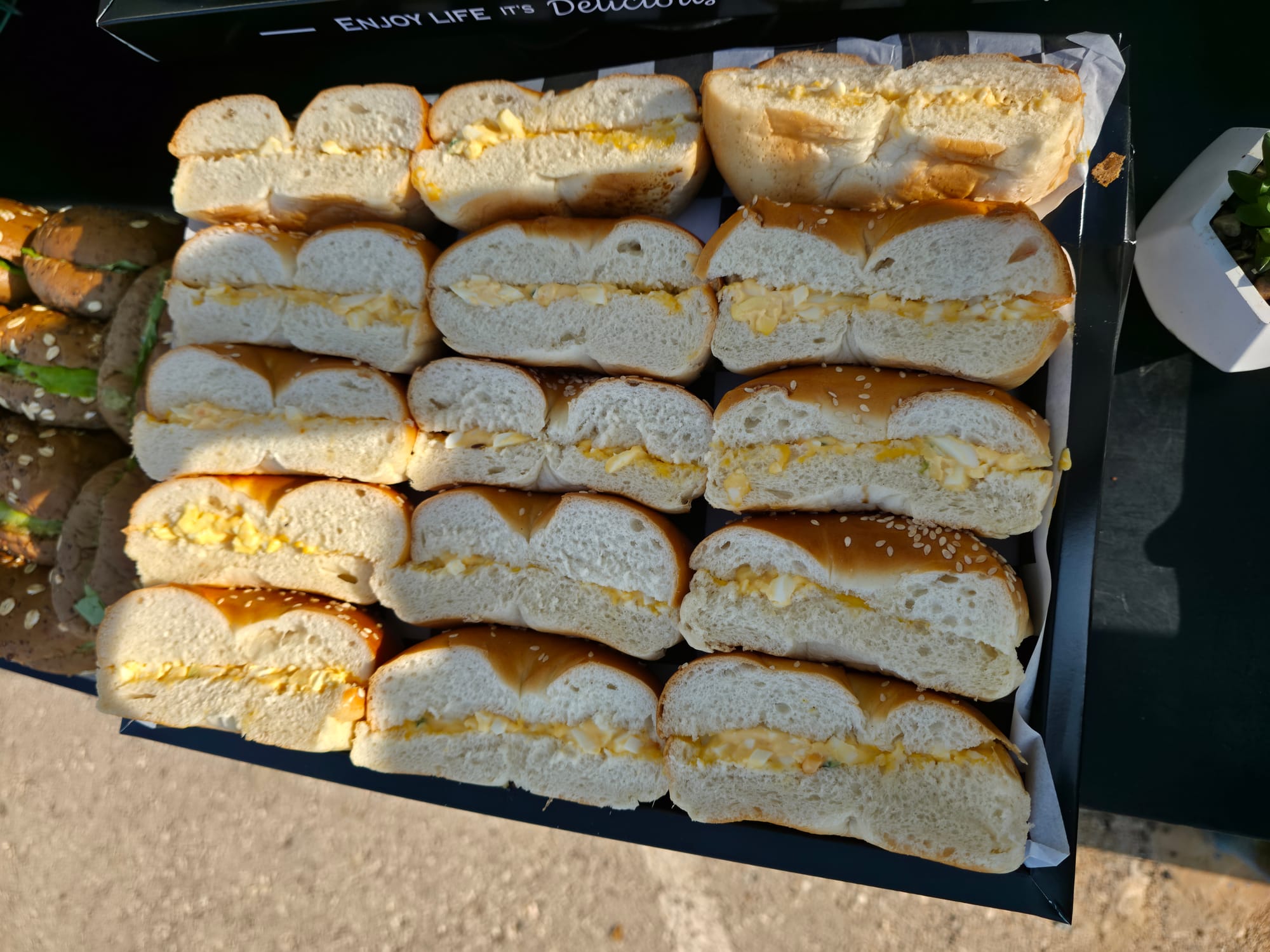 מגש מיני בייגל במילויים מיוחדים - 15 י'ח - 210₪