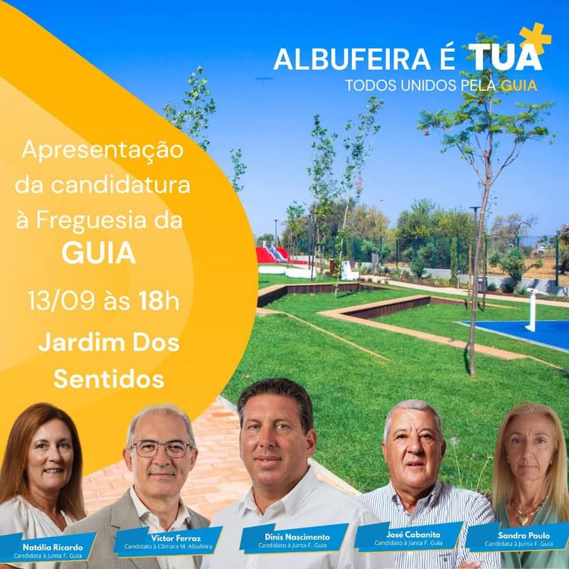Apresentação dos Candidatos à Junta de Freguesia da GUIA