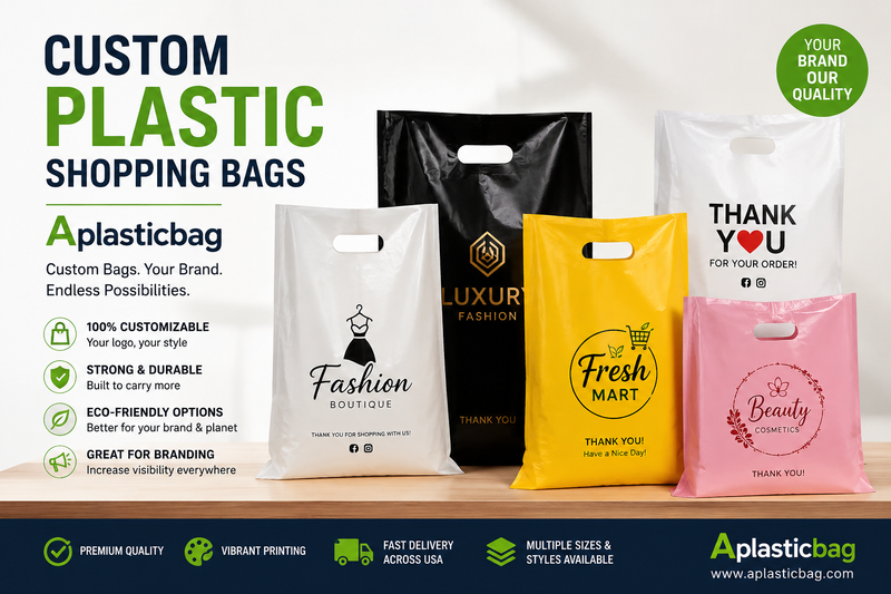 Best Custom Plastic Shopping Bags for Businesses in the USA