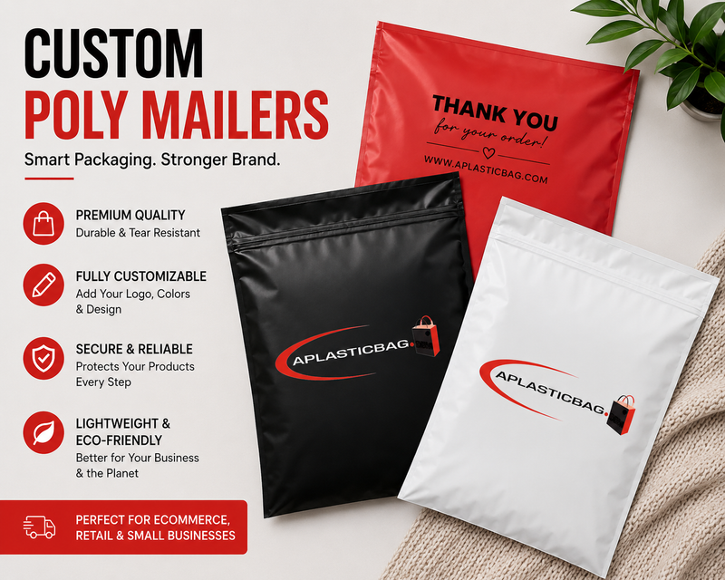 Custom Printed Poly Mailers vs Plastic Shipping Bags: What Works Best?