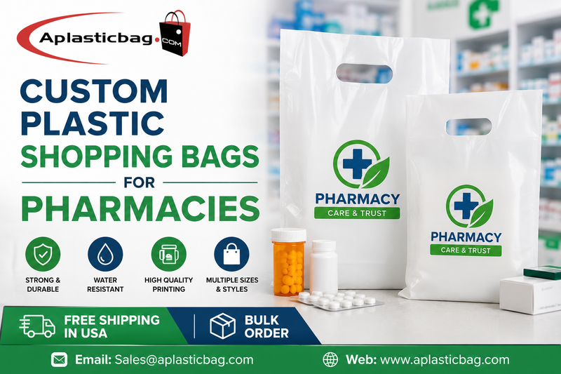 Why Custom Plastic Shopping Bags for Pharmacies Build Customer Trust