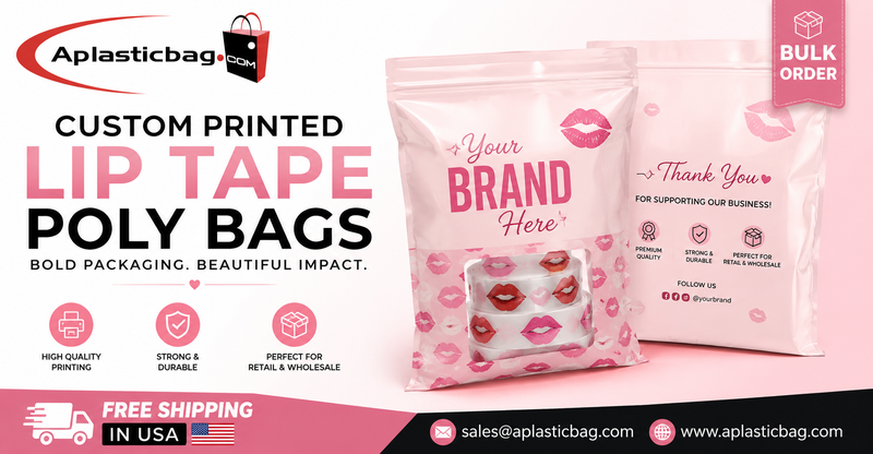 Custom Printed Lip Tape Poly Bags Wholesale: 9 Factors Every Business Should Consider