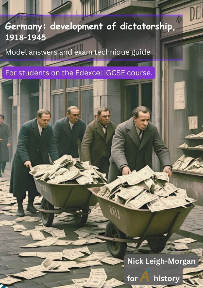 Edexcel: development of dictatorship, 1918 - 1945