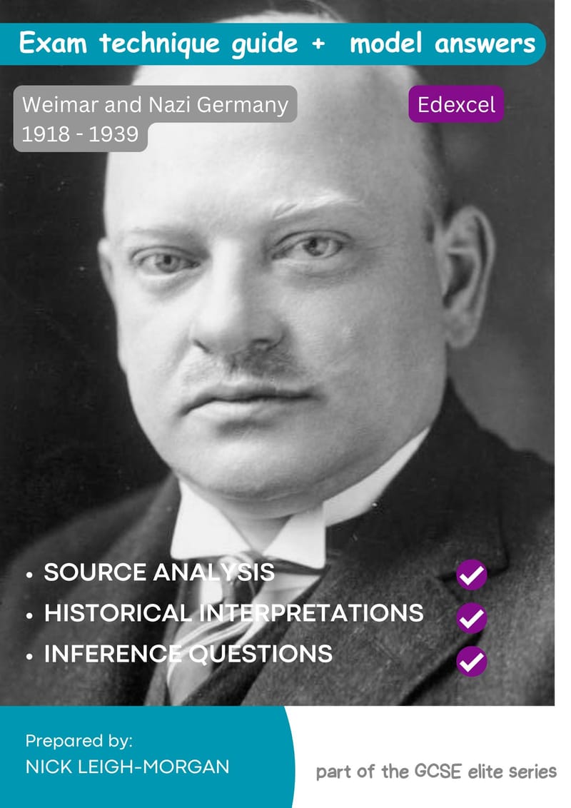 Edexcel: Weimar and Nazi Germany