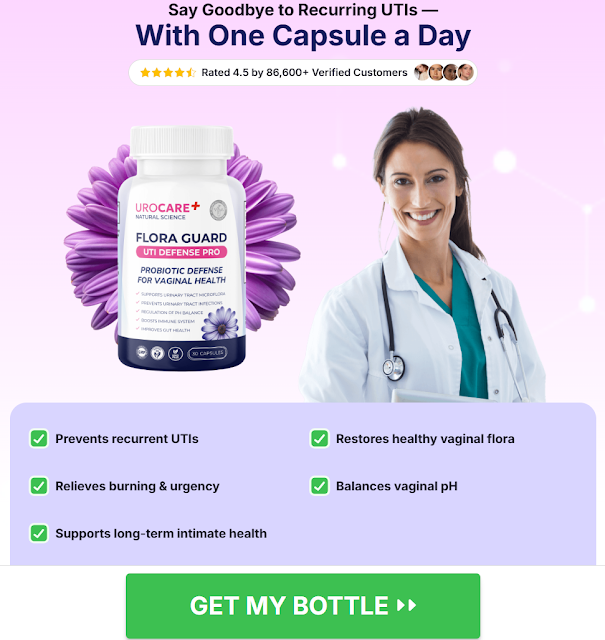 Urocare FLORA GUARD Capsules  "REVIEWS" Side Effects & Benefits!