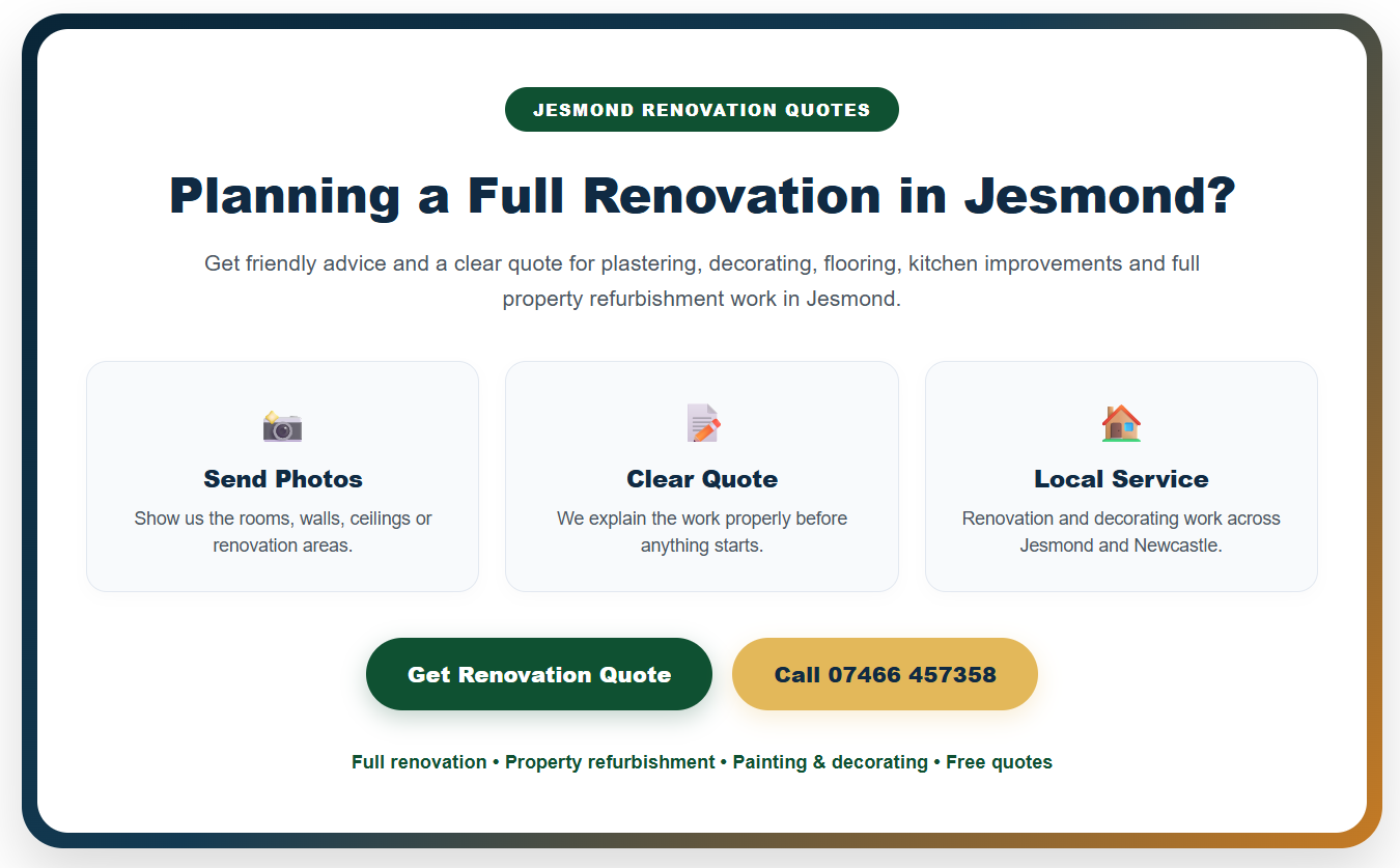 House renovation services in Jesmond