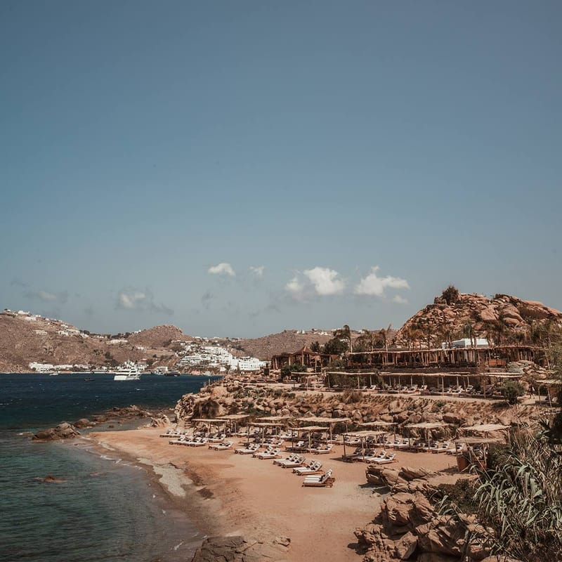 Scorpios Beach Bar Restaurant, Mykonos