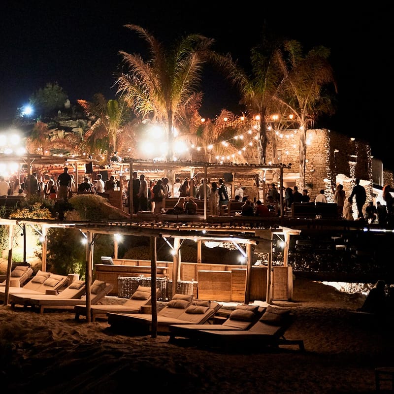 Scorpios Beach Bar Restaurant, Mykonos
