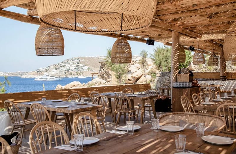 Scorpios Beach Bar Restaurant, Mykonos
