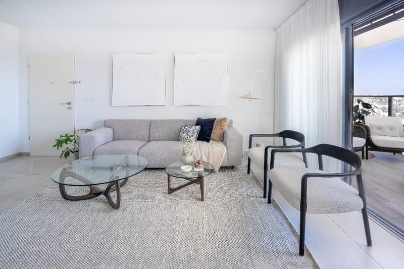 עיצובי חלל המגורים ומרפסות